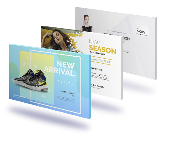 Attractive e-commerce site design